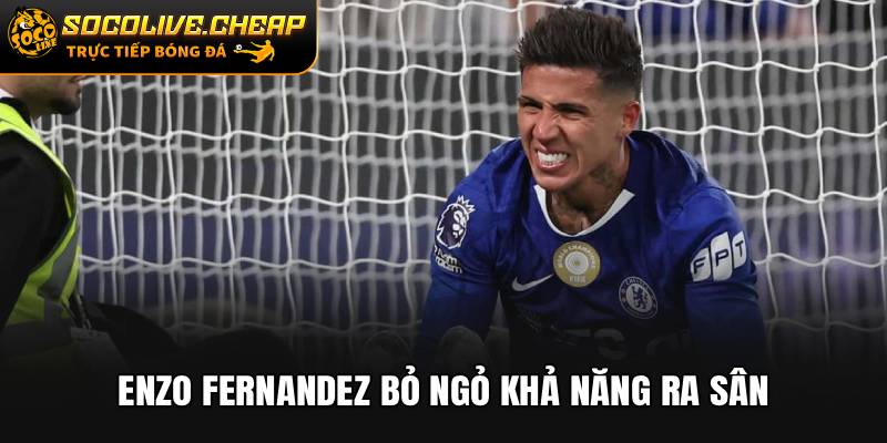 Enzo Fernandez bỏ ngỏ khả năng ra sân